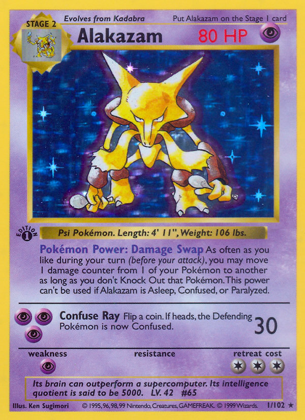Alakazam — Base Set