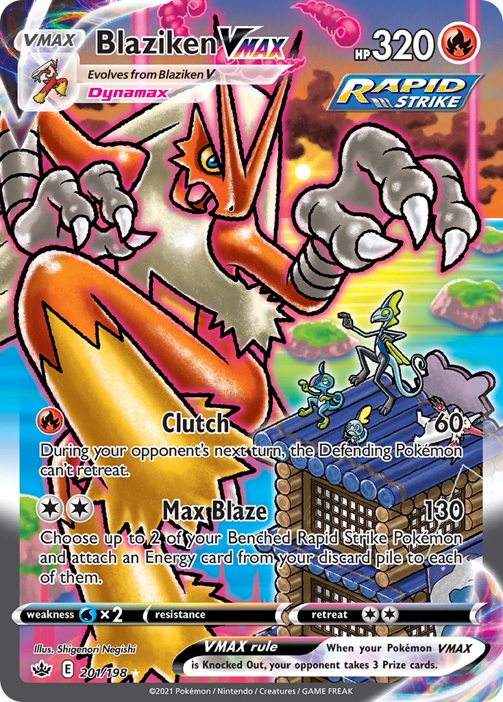 Blaziken VMAX (Alt Art) — Chilling Reign