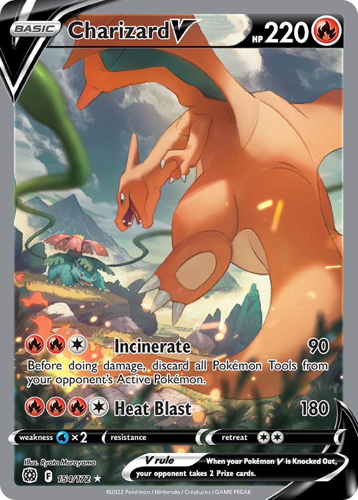 Charizard V (Alt Art) — Brilliant Stars