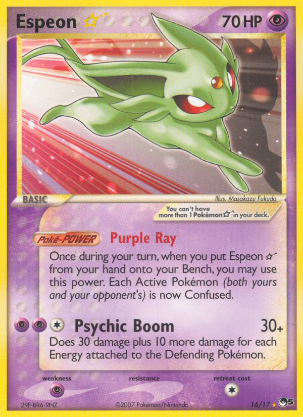 Espeon Gold Star — POP Series 5
