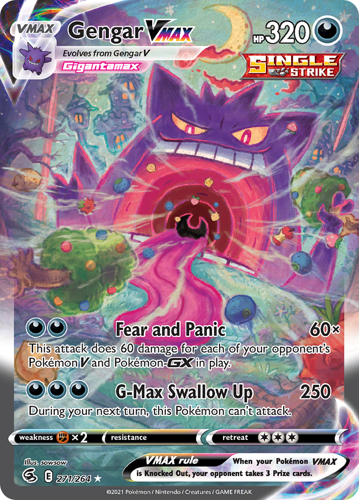 Gengar VMAX (Alt Art) — Fusion Strike