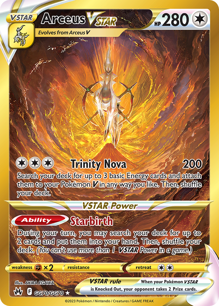Arceus VSTAR (Gold) — Crown Zenith