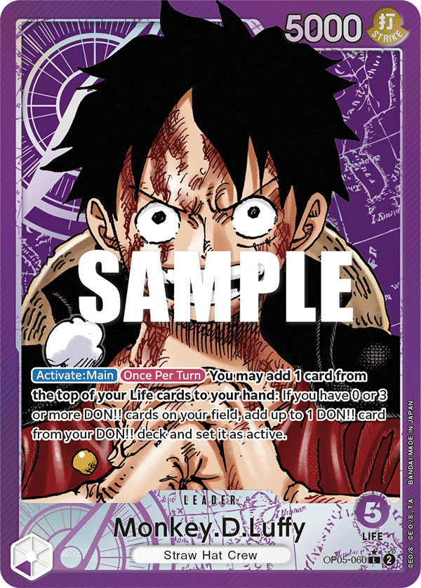 Monkey D. Luffy (Alt Art) — OP-05 Awakening of the New Era