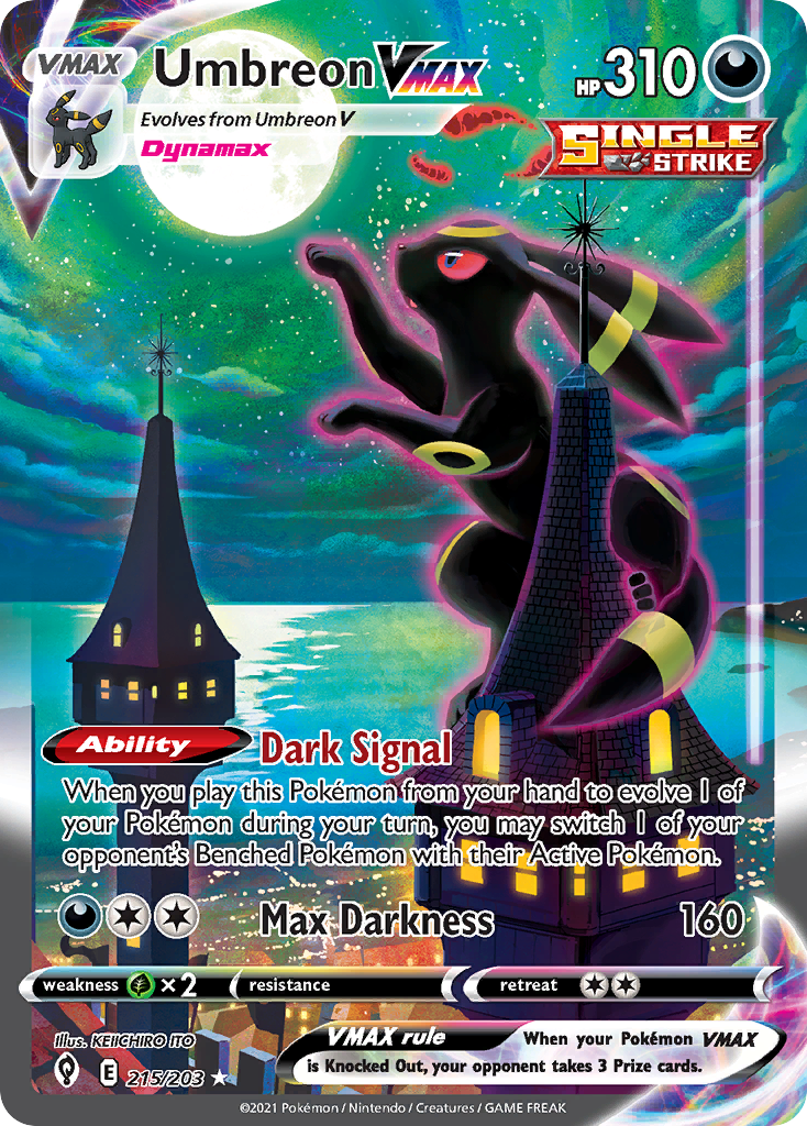 Umbreon VMAX (Alt Art) — Evolving Skies
