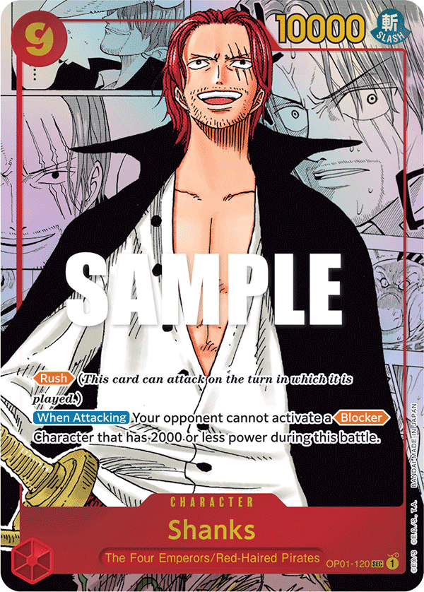 Shanks SEC (Manga Art) — OP-01 Romance Dawn