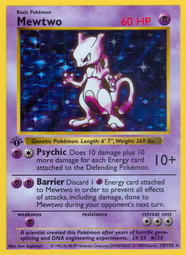 Mewtwo — Base Set