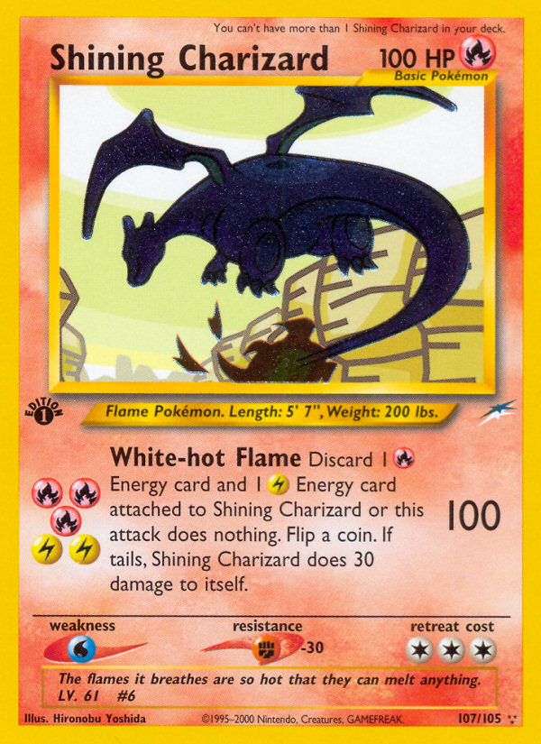 Shining Charizard — Neo Destiny