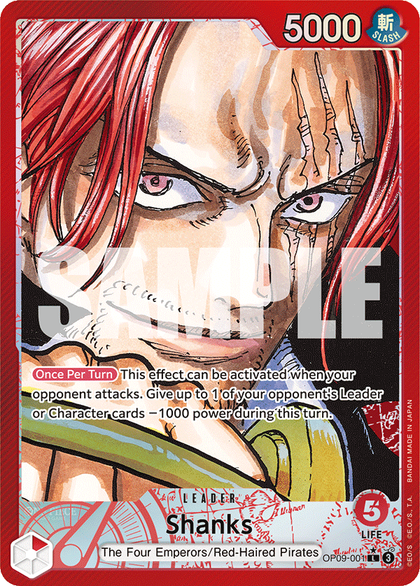 Shanks (Leader Alt) — OP-09 Emperors in the New World