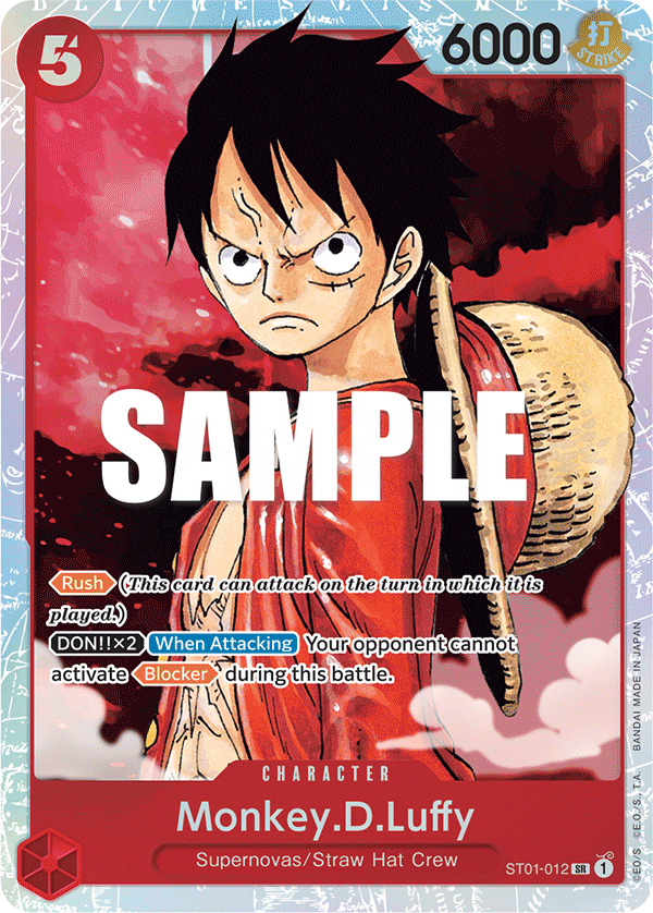 Monkey D. Luffy — ST-01 Straw Hat Crew