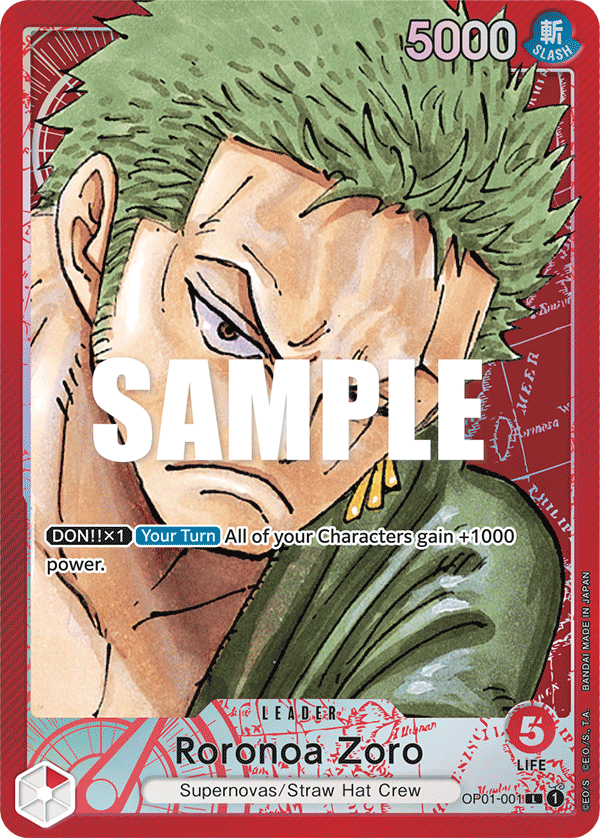 Roronoa Zoro (Leader Alt) — OP-01 Romance Dawn